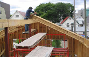 rafters on